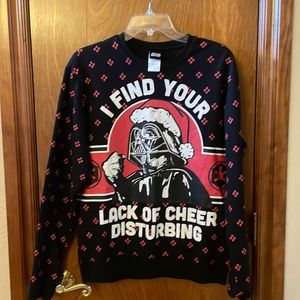 Star Wars Darth Vader Christmas sweatshirt size large